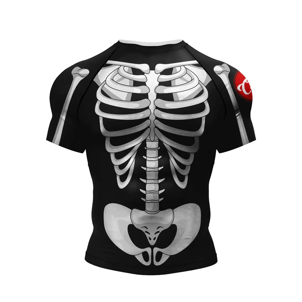 T-shirt de compression Jiu-Jitsu squelette – BatFit