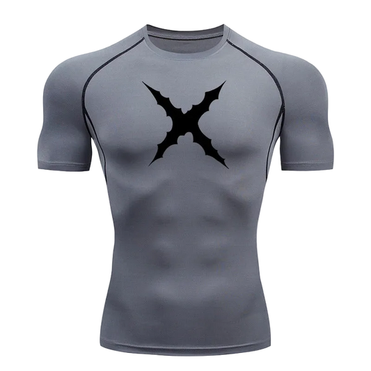 T-shirt de compression Cicatrice gris – BatFit