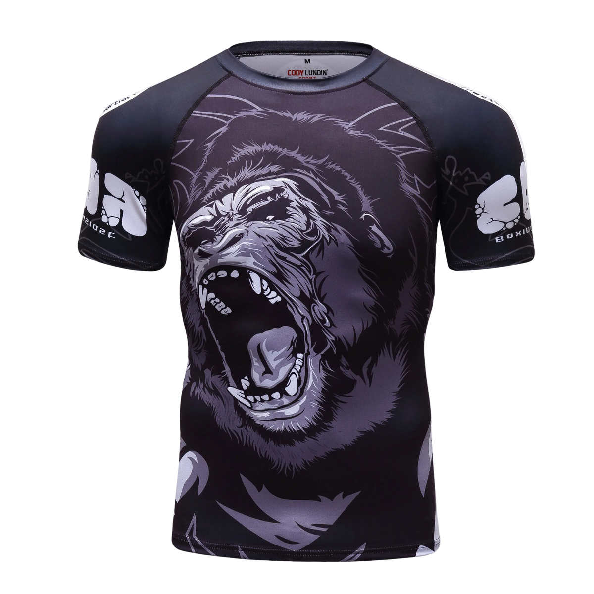 T-shirt de compression Ukiyo-e gorille – BatFit