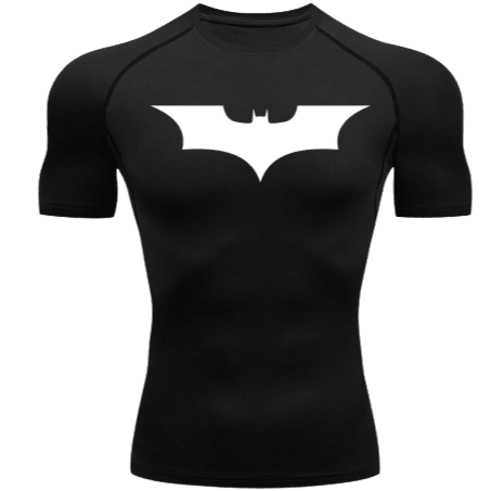 T-shirt compression "batman" - Bastosinshapeshop