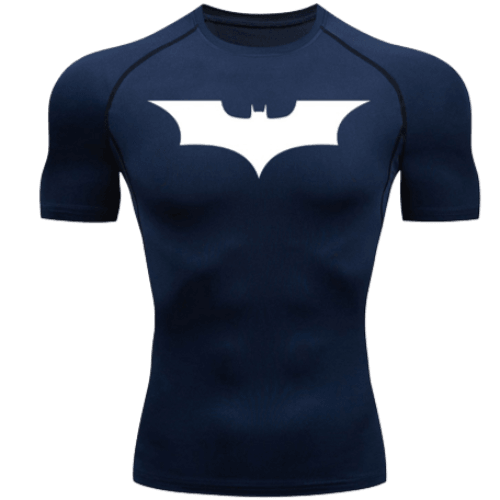 T-shirt compression "batman" - Bastosinshapeshop