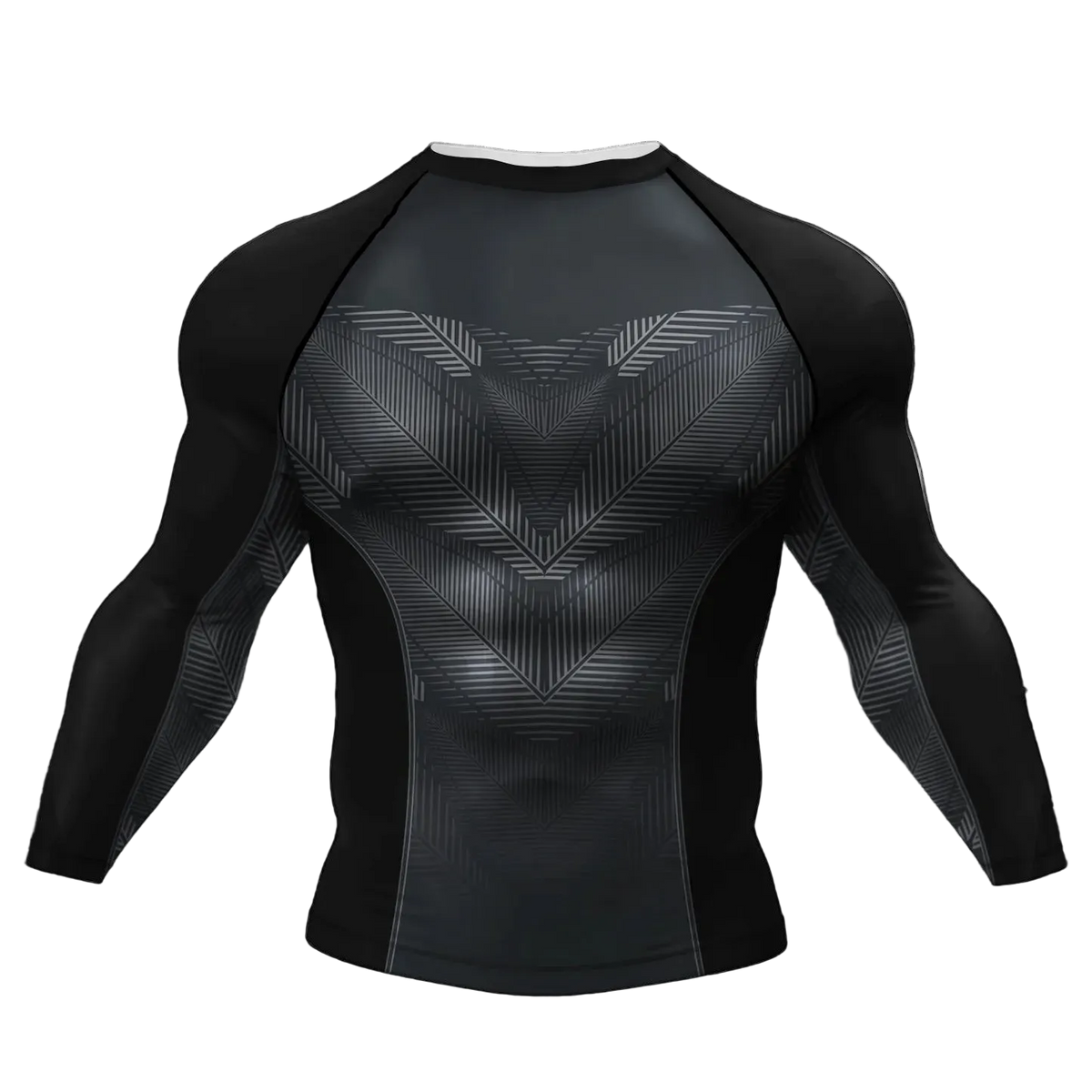 T-shirt de compression Tatouage japonais armure noire – BatFit