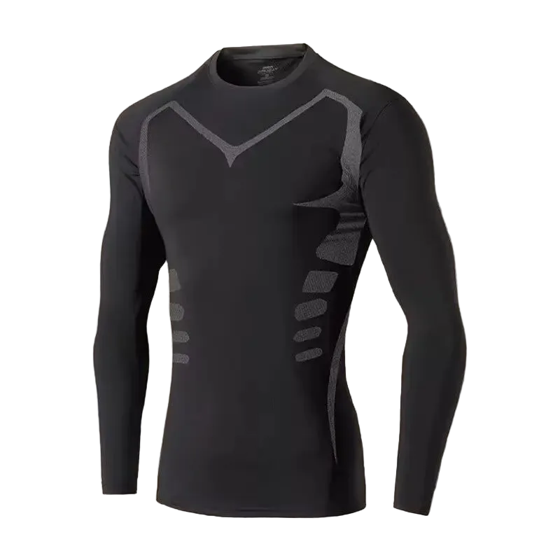 T-shirt de compression Armure noir armure – BatFit
