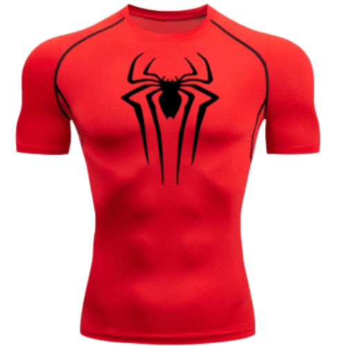 T-shirt compression Spiderman - Bastosinshapeshop