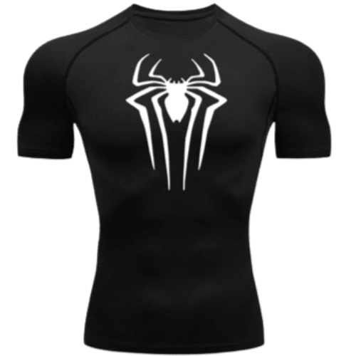 T-shirt compression Spiderman - Bastosinshapeshop