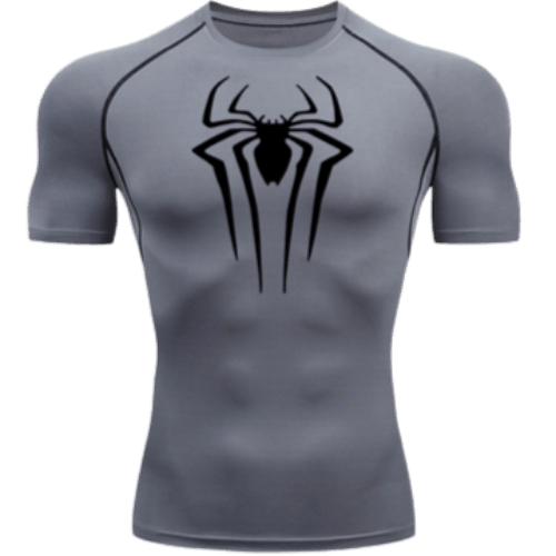 T-shirt compression Spiderman - Bastosinshapeshop